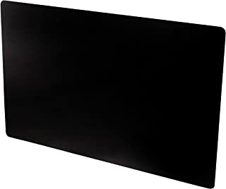Adams Vitreo - Cobertura de cristal para radiador (900 mm de largo)- color negro