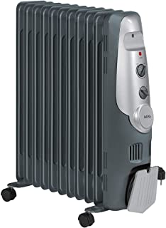 AEG RA 5522 - Radiador de aceite- 2200 W- 11 elementos- termostato- 3 niveles de potencia- regulador de potencia para un bajo consumo