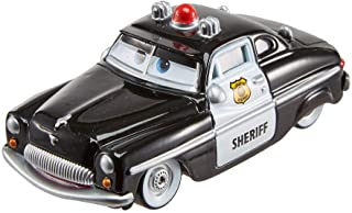Cars 3- Vehiculo Sherif Coche de Juguete Policia- Multicolor (Mattel FLM15)