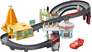 Disney Cars Pista de coches Radiator Springs- juguetes ninos 4 anos (Mattel GGL47)