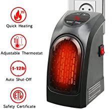 Estufa Electrica Calefactor Mini Portatil Handy Heater 350W Bajo Consumo Temperatura Regulable Bano Casa Oficina Enchufe UE