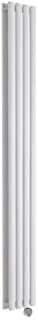 Hudson Reed Radiador de Diseno Electrico Vertical Doble - Blanco - 1780mm x 236mm x 78mm - Revive