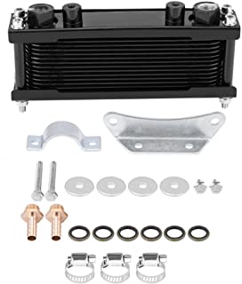 Kit de enfriador de aceite para motor- de Keeno. kit de enfriador de aceite de motor de motocicleta de aluminio de Keeno. radiador de enfriamiento 50CC-200CC universal