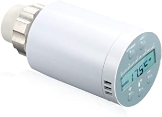 KKmoon Termostato Inteligente programable Controlador de Temperatura WiFi del termostato SEA801-APP Calefaccion y precision TRV termostatico Controlador de Calentador de termostato