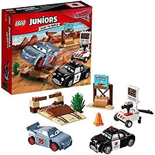 LEGO Juniors - Rayo Mcqueen EnTrenamiento de Willy En la Colina- Juguete de Construccion de la Pelicula Cars (10742)