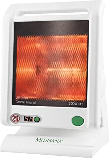 Medisana IR 885 Lampara de calor infrarrojo de 300 vatios- lampara de infrarrojos para el tratamiento de la tension y los resfriados- radiador de calor para el alivio del dolor