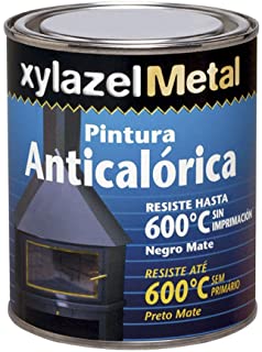 Xylazel - Pintura anticalorica 375ml negro mate